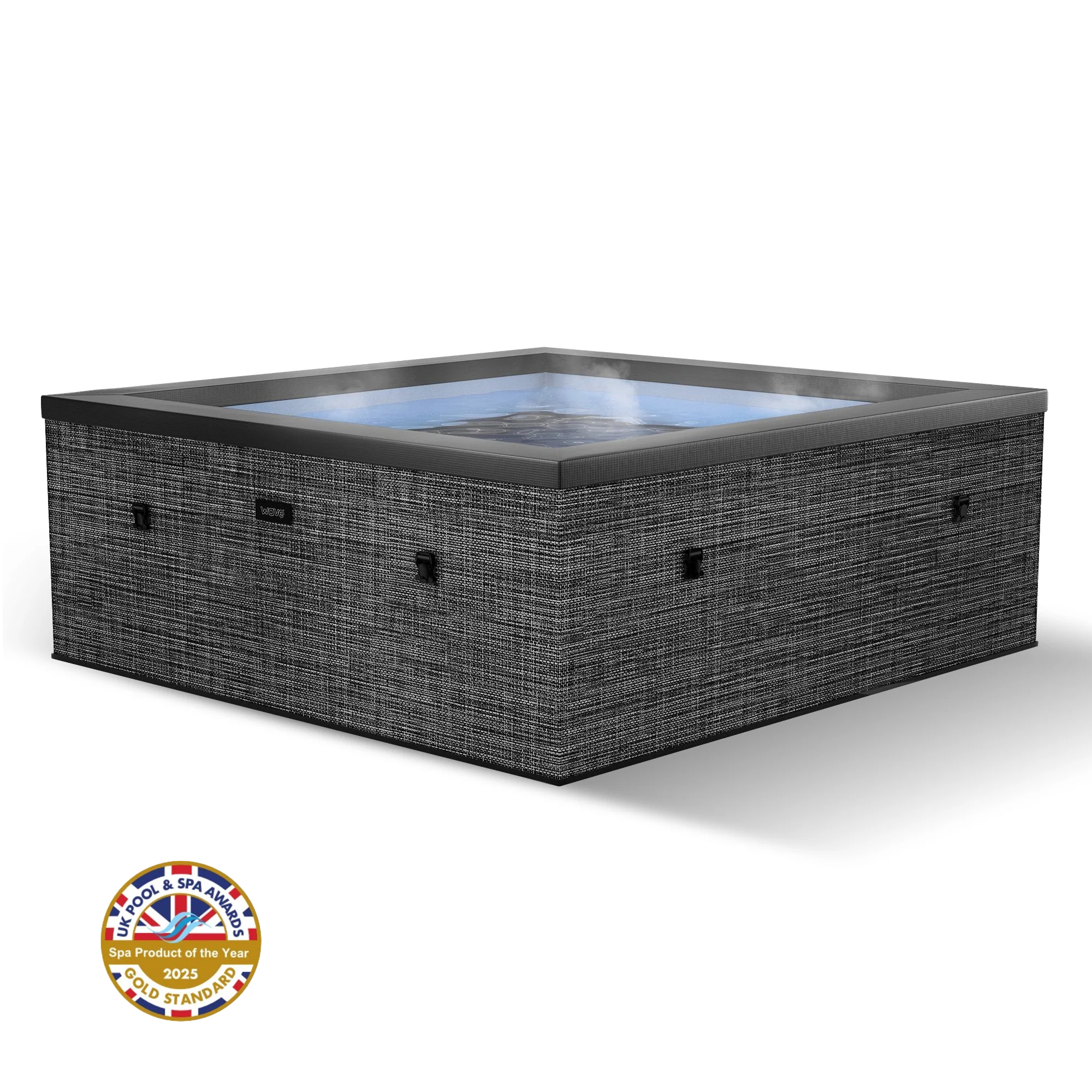 Garda | 4/6-Person Eco Foam Hot Tub | Built-In Integrated Heater | UKCA