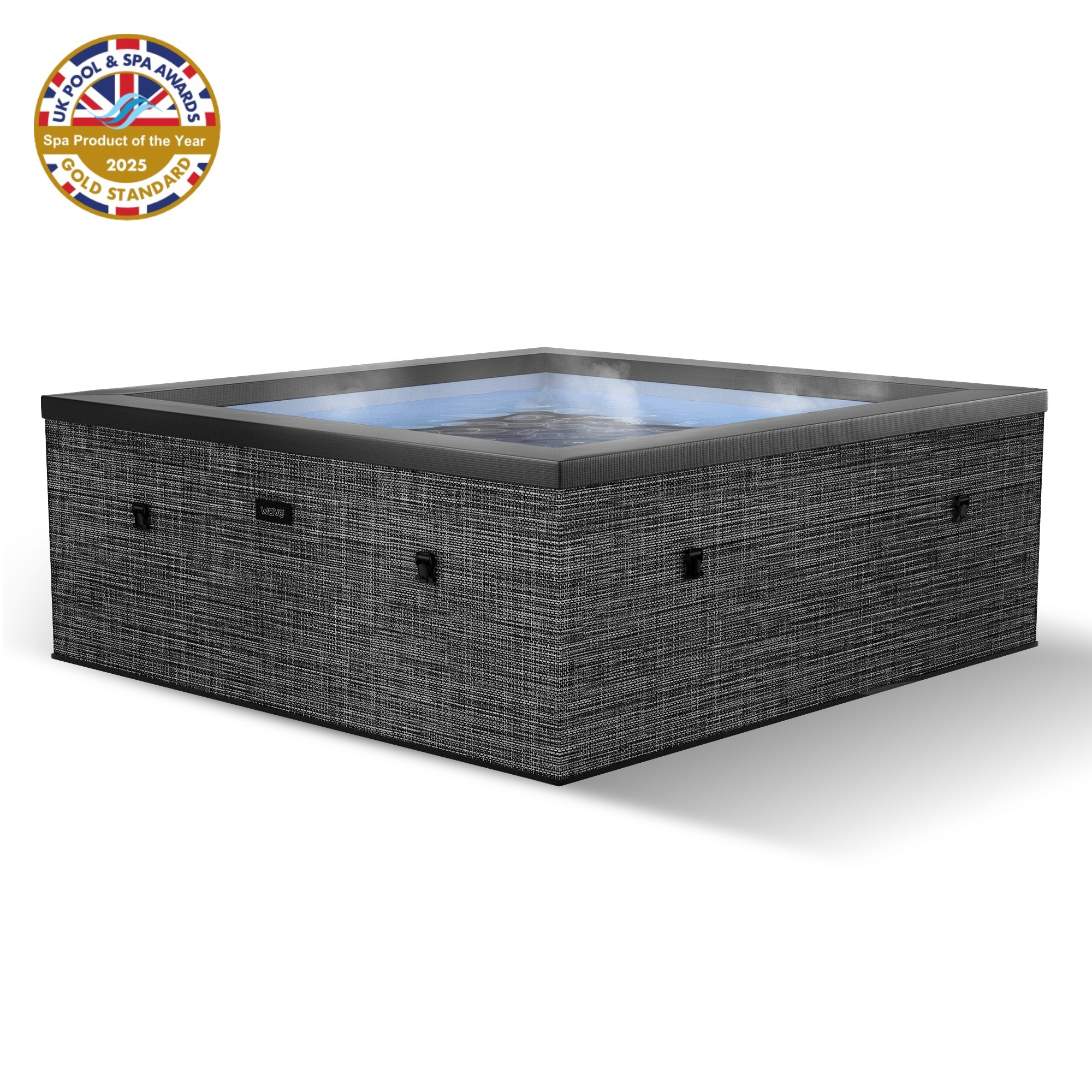 Garda | 4/6-Person Eco Foam Hot Tub | Built-In Integrated Heater | UKCA