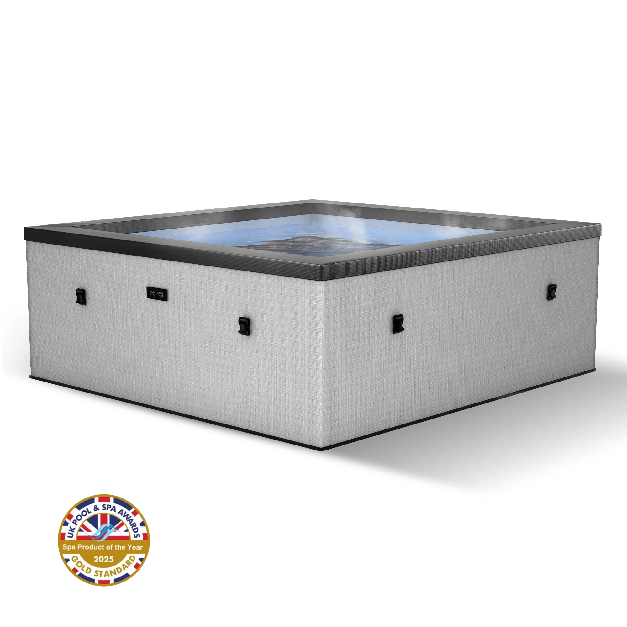 Garda | 4/6-Person Eco Foam Hot Tub | Built-In Integrated Heater | UKCA