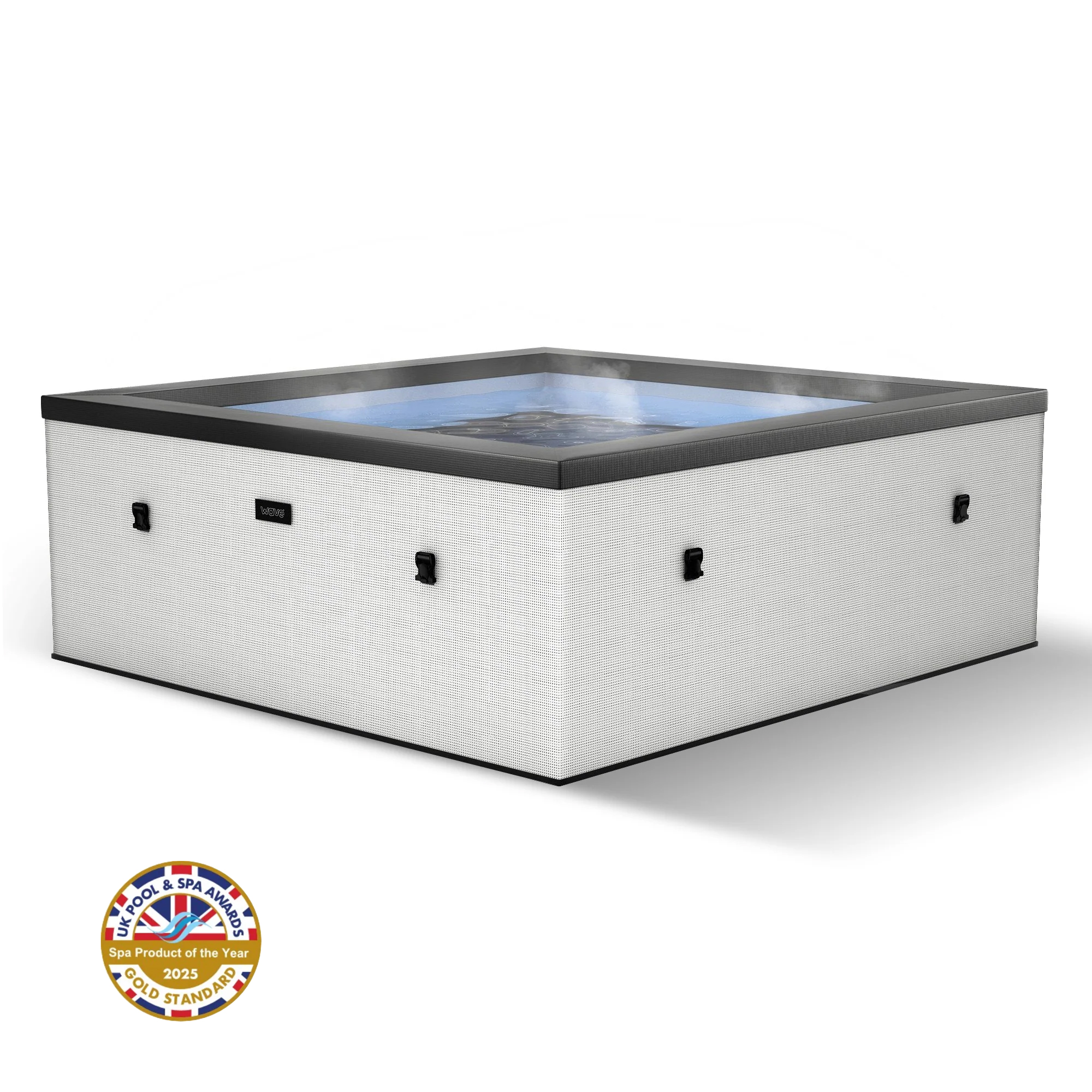 Garda | 4/6-Person Eco Foam Hot Tub | Built-In Integrated Heater | UKCA