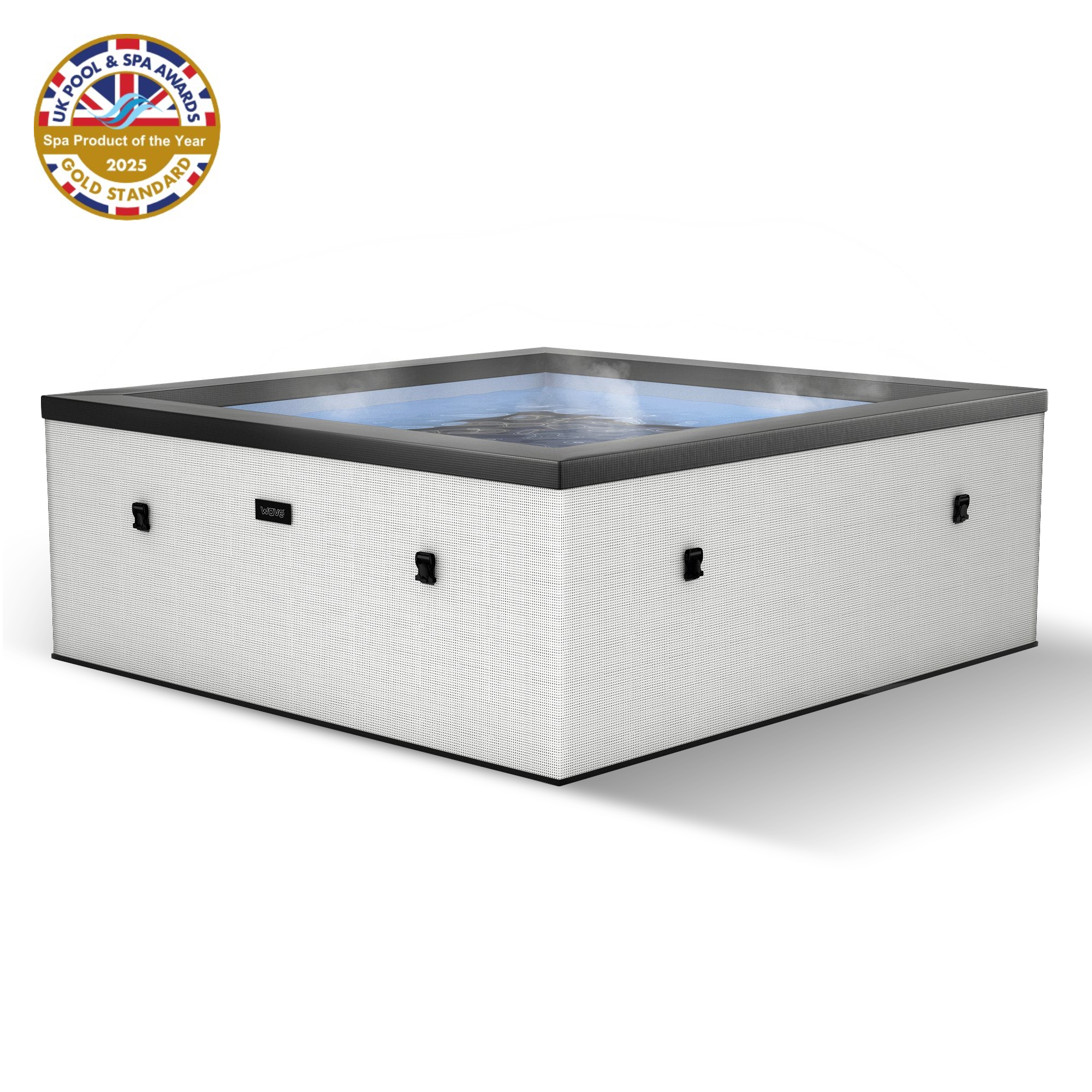 Garda | 4/6-Person Eco Foam Hot Tub | Built-In Integrated Heater | UKCA