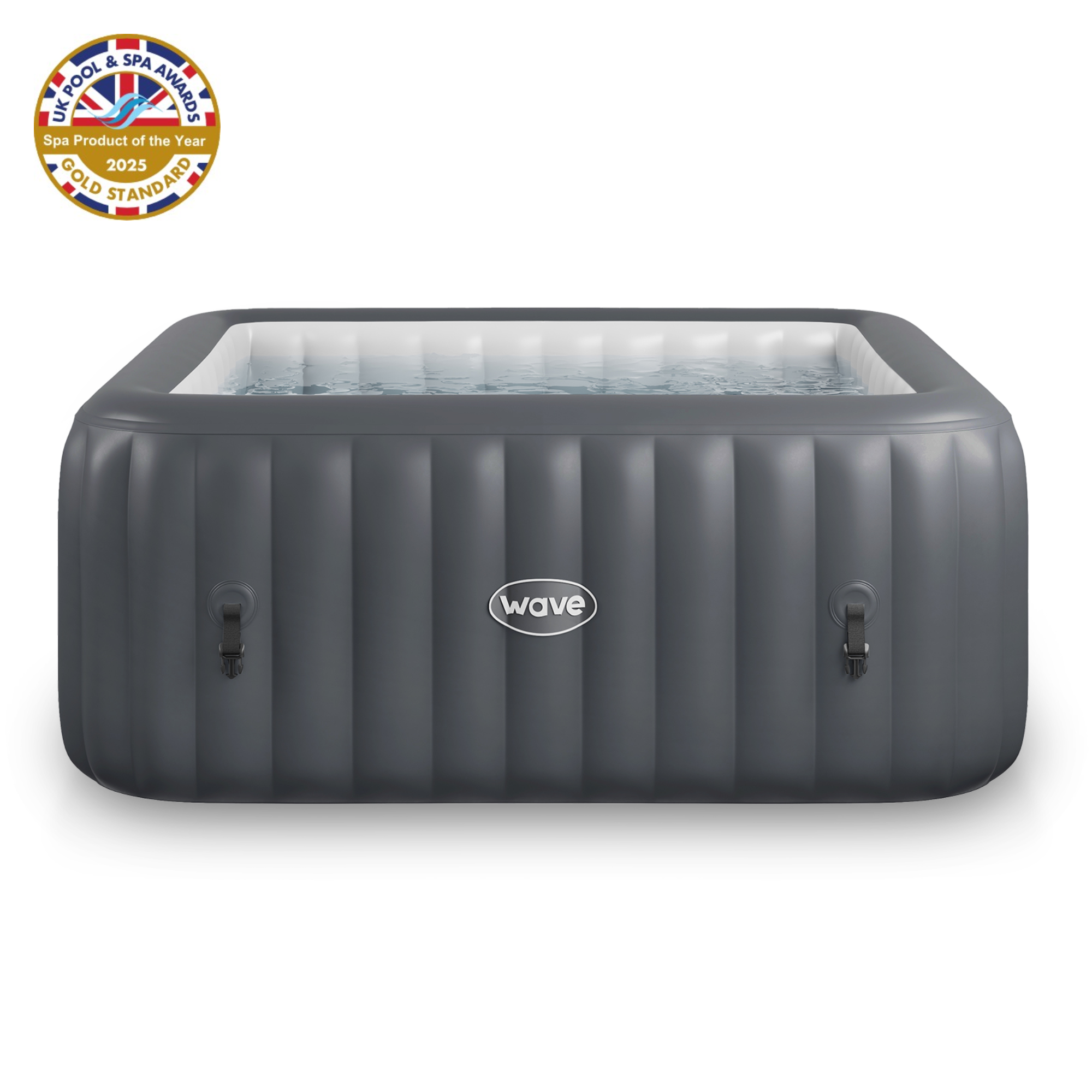 Pacific | 4/6-Person Inflatable Hot Tub | Integrated Heater | UKCA