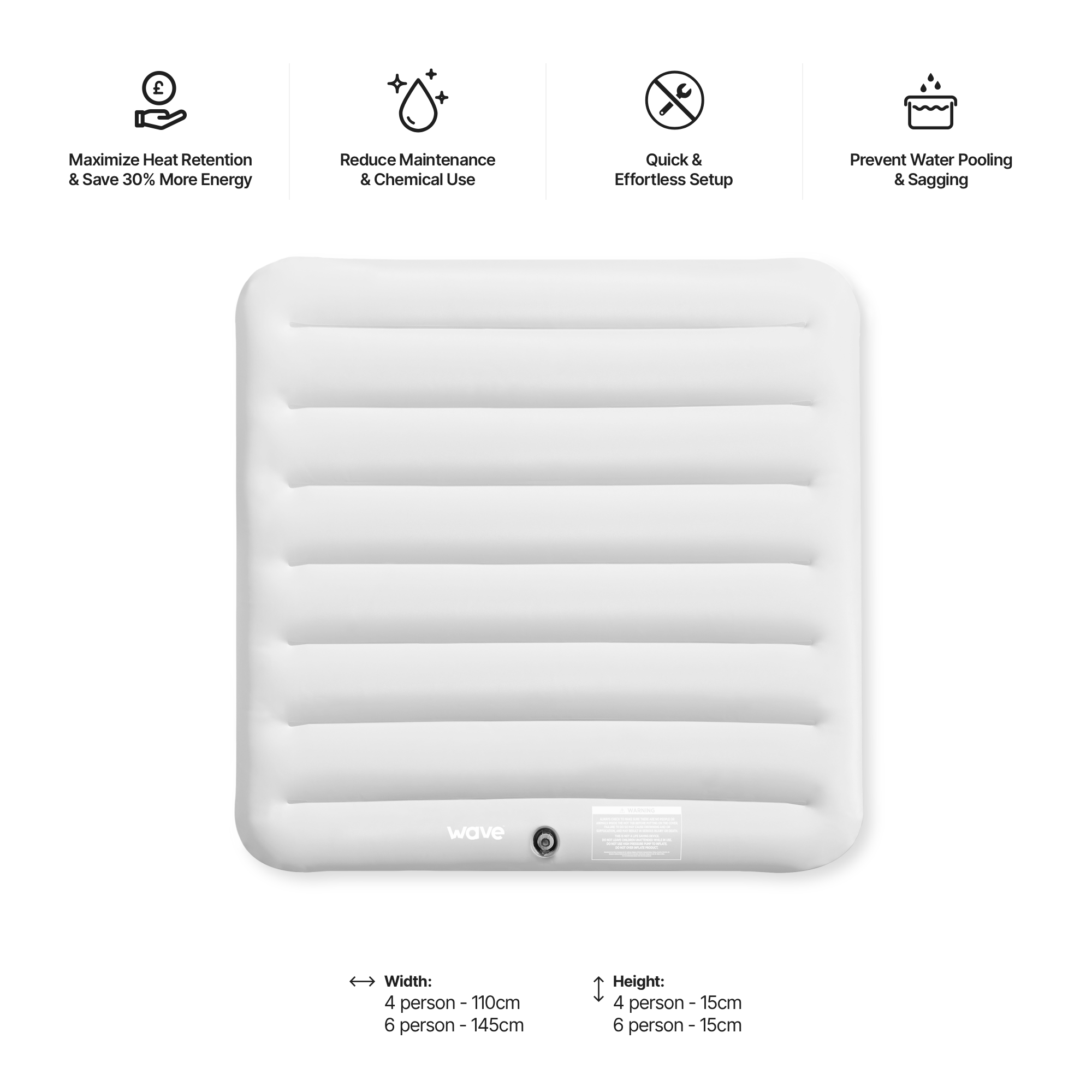 Thermally Efficient Inflatable Cover