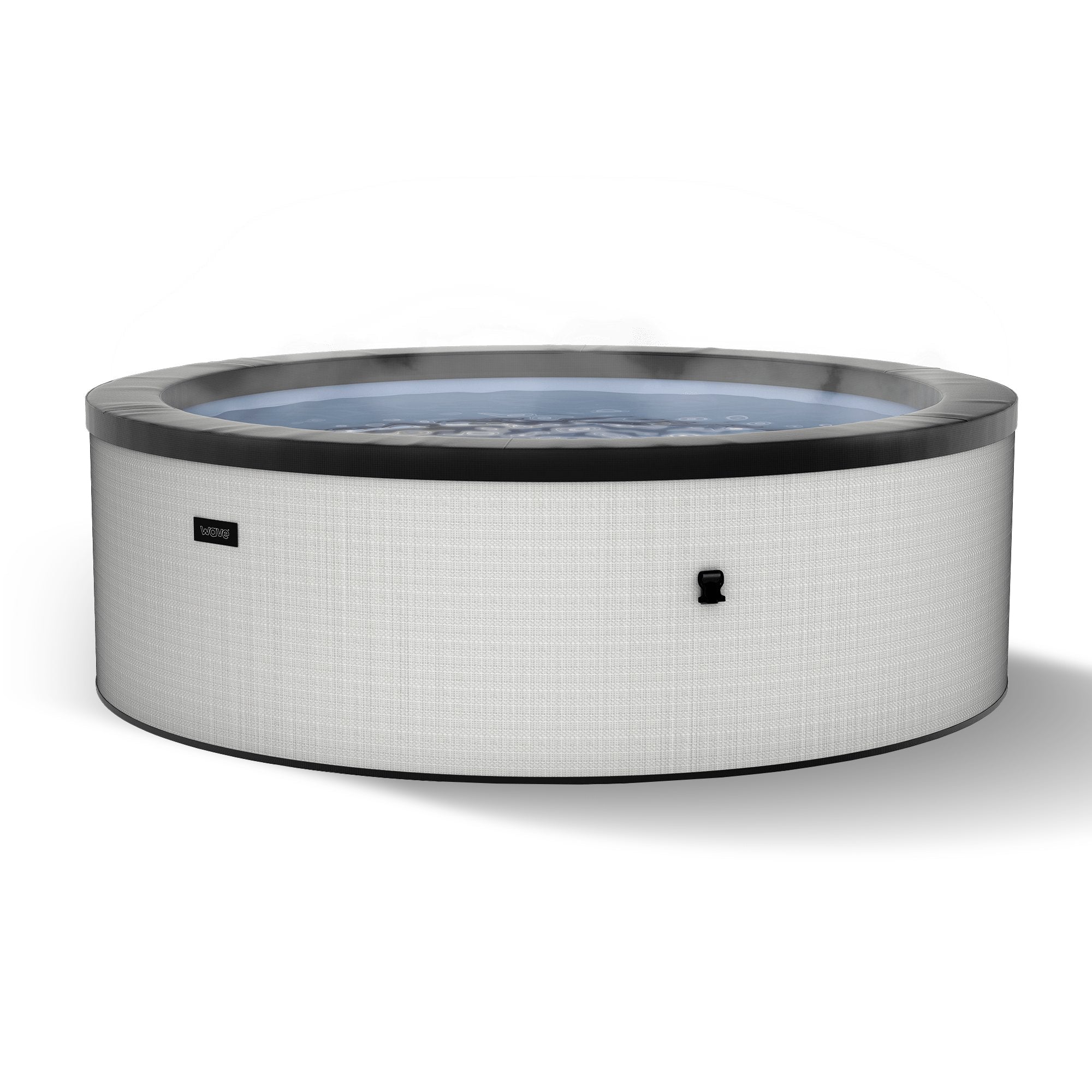 Tahoe | 4/6-Person Eco Foam Hot Tub | Built-In Integrated Heater Foam Eco Spas Wave Spas Graphite Grey Standard 4 Person | 156x70cm