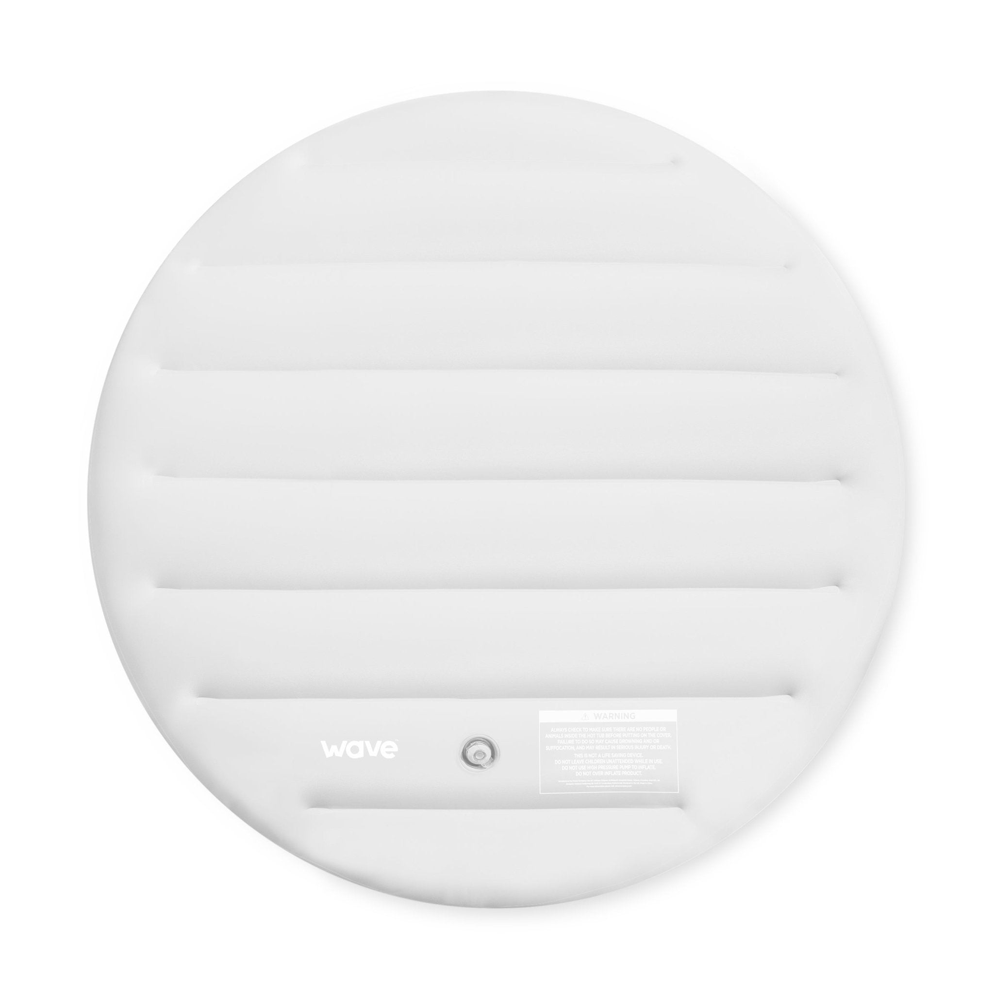 Thermal Efficient Inflatable Cover | Round | White Covers Wave Spas