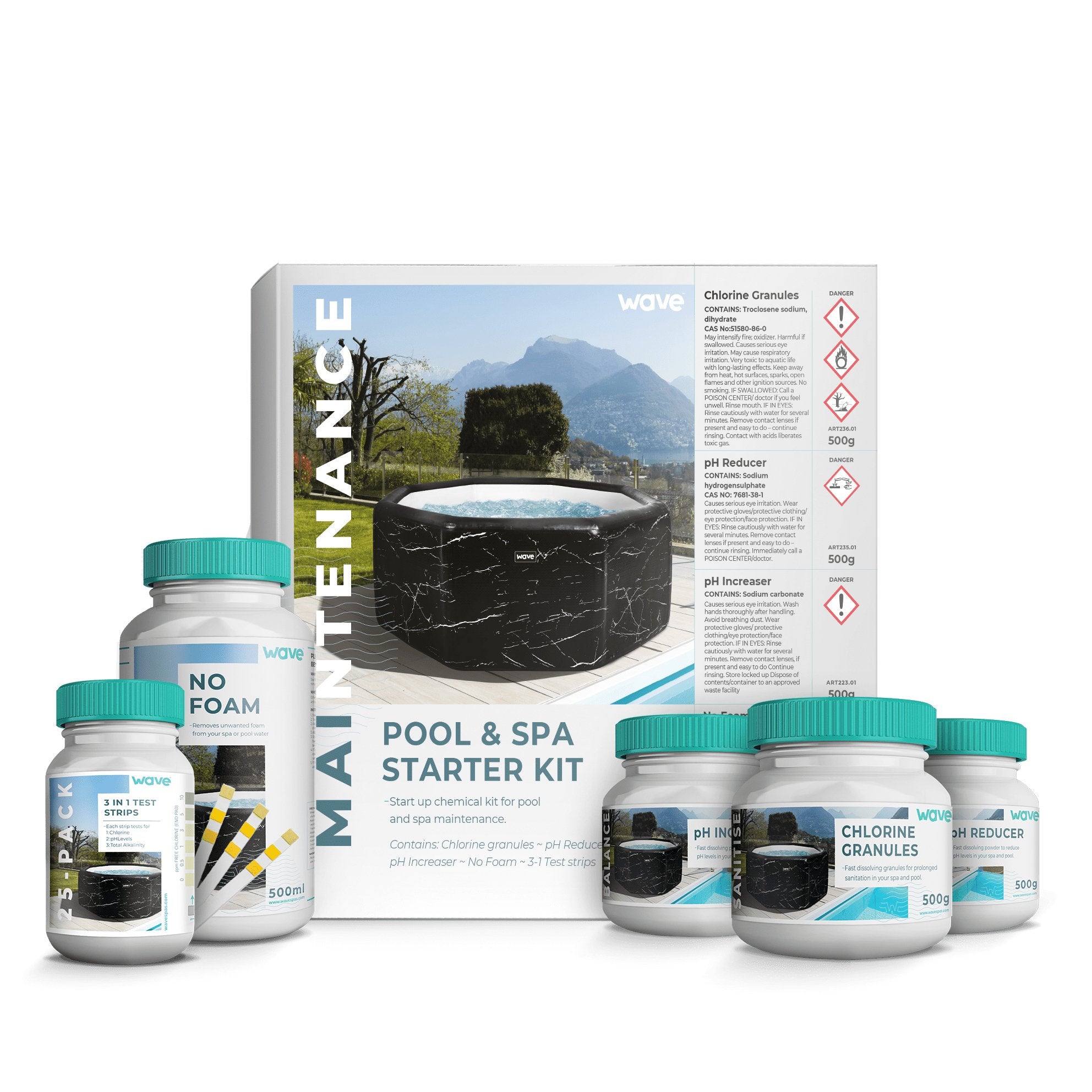 Chemical Starter Kit | The 500g Collection Chemicals Wave Spas