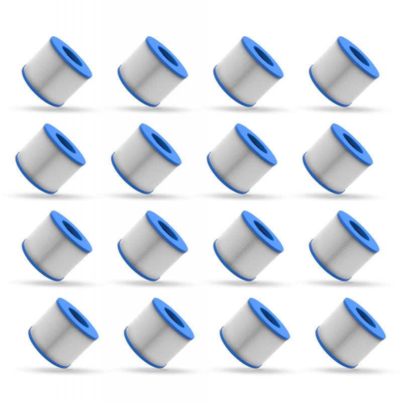 Replacement Filter | Screw-On/Threaded Filters Wave Spas 16 Pack