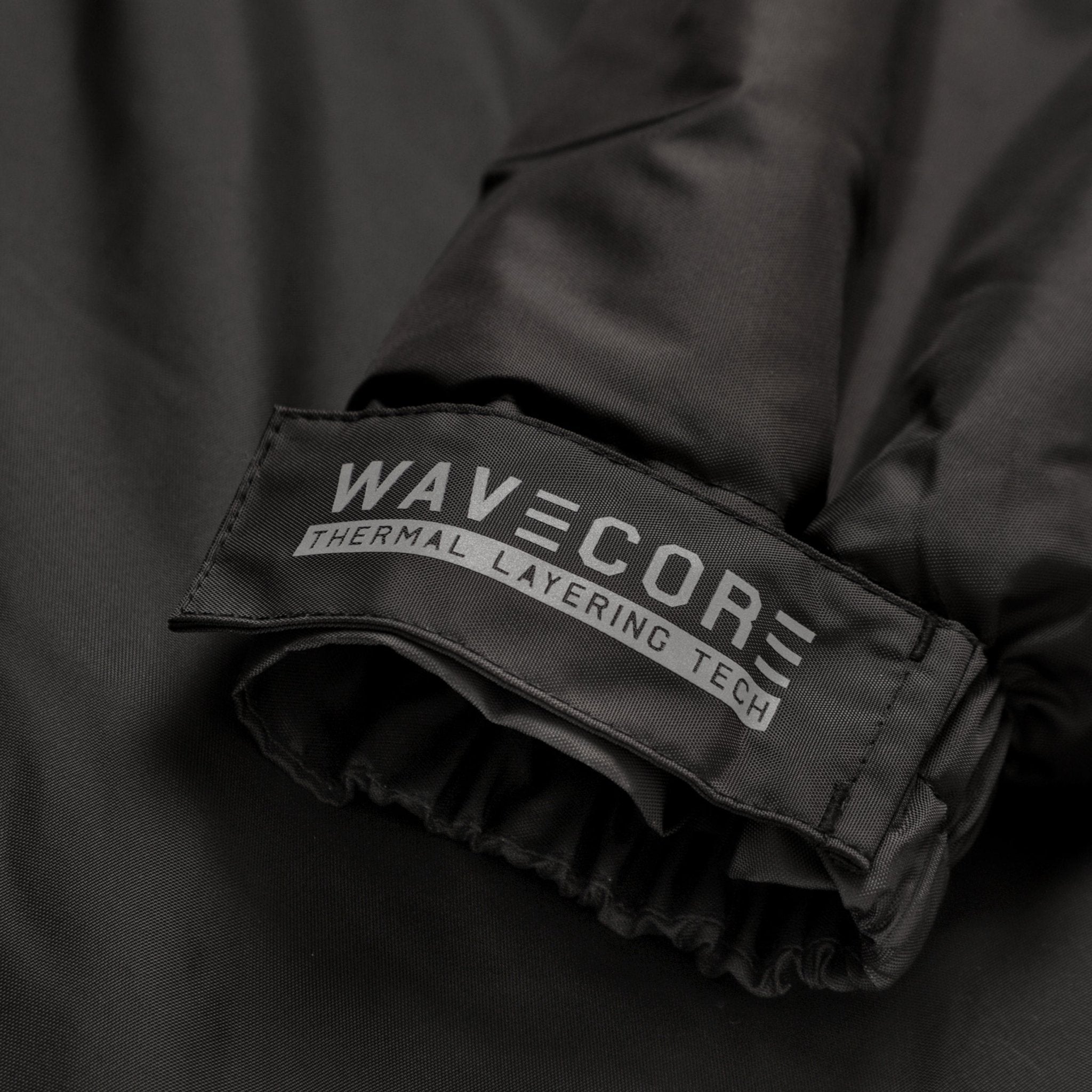 Fleece-Lined Hot Tub Changing Robe | Waterproof & Windproof | Unisex | Black & Grey Robes Wave Spas