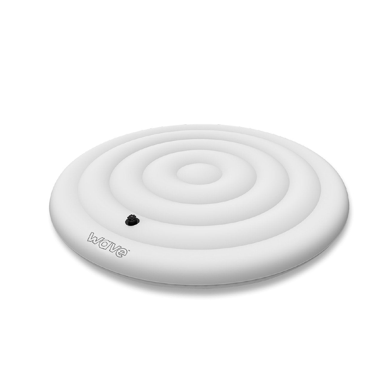 Wave Spa Round 4 Person Protective Thermal Efficient Inflatable Cover, White - Wave Spas Inflatable, foam Hot Tubs