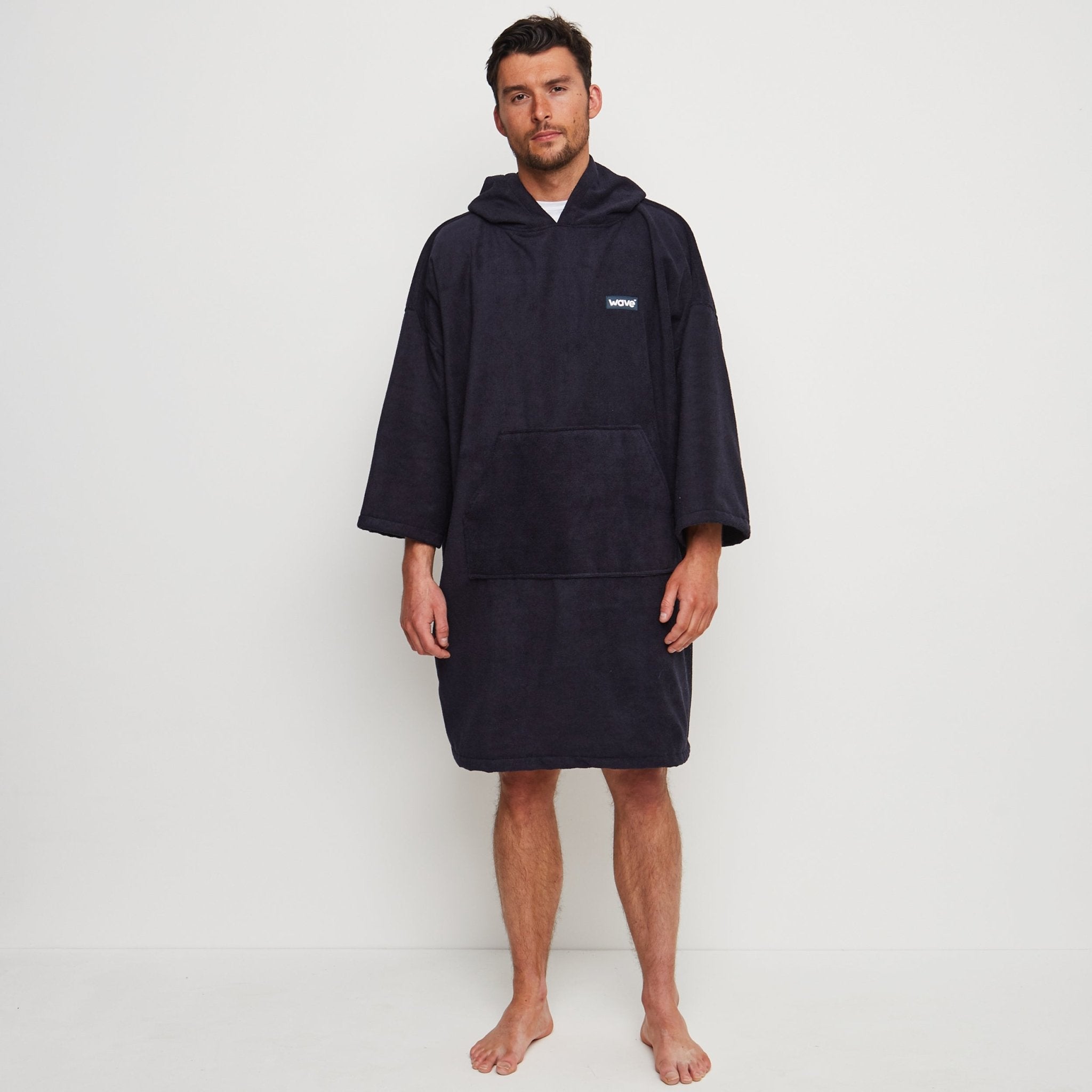 Towel Robe | Navy Robes Wave Spas