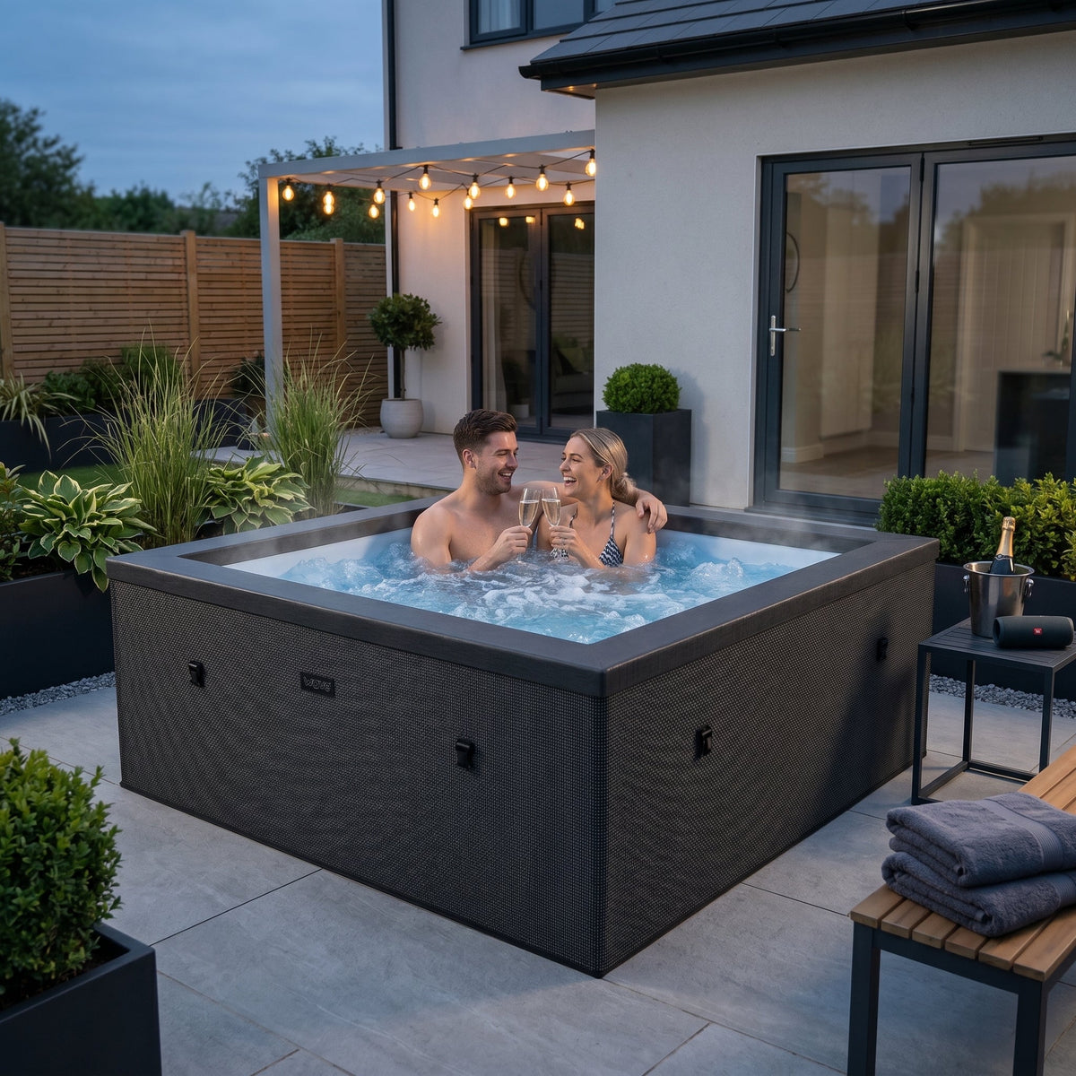 Lush Hot Tubs | Seated Spas with WiFi - Wave Spas UK