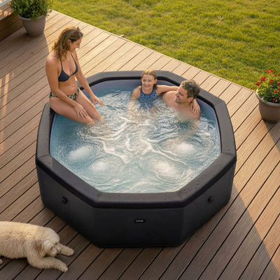 Como | 6-Person Eco Foam Hot Tub | Built-In Integrated Heater | CE