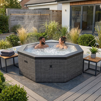 Como | 6-Person Eco Foam Hot Tub | Built-In Integrated Heater | UKCA