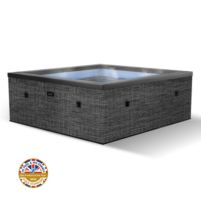 Garda | 4/6-Person Eco Foam Hot Tub | Built-In Integrated Heater | UKCA