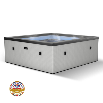 Garda | 4/6-Person Eco Foam Hot Tub | Built-In Integrated Heater | UKCA