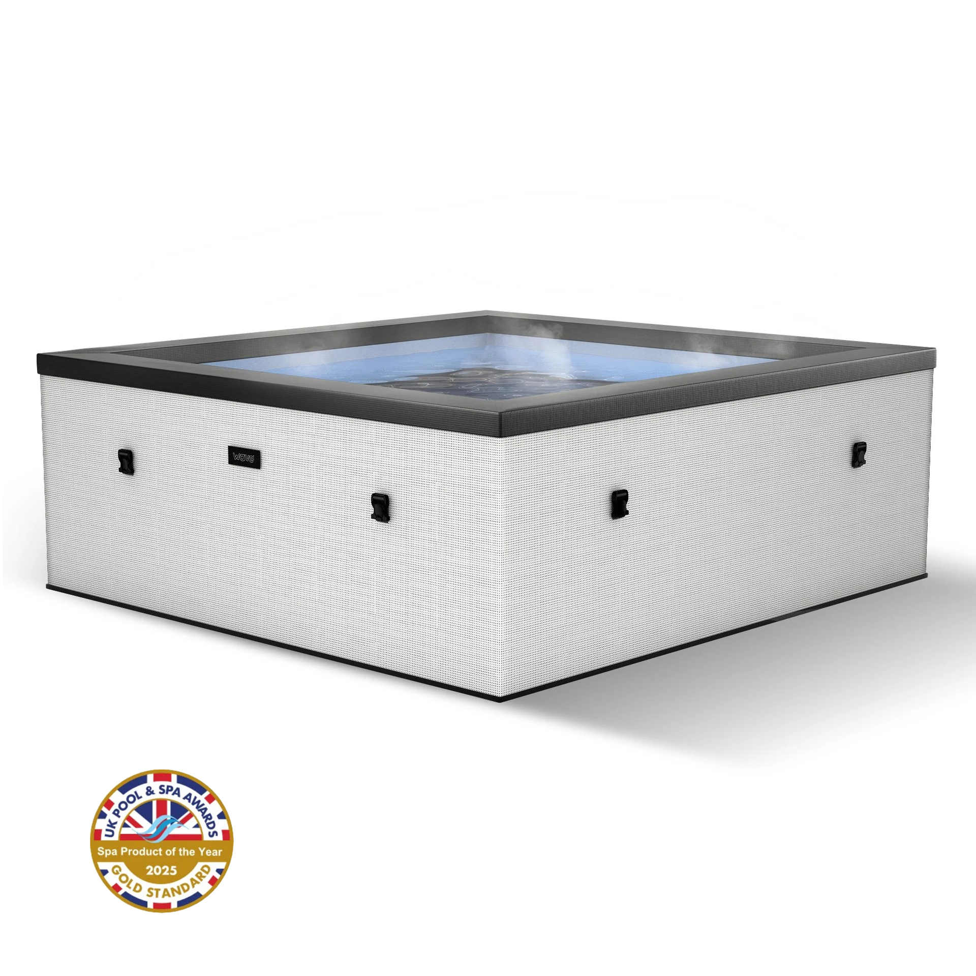 Garda Öko Whirlpool aus Schaumstoff für 4 6 Personen Integrierte Heizung UKCA