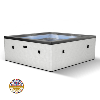 Garda | 4/6-Person Eco Foam Hot Tub | Built-In Integrated Heater | UKCA