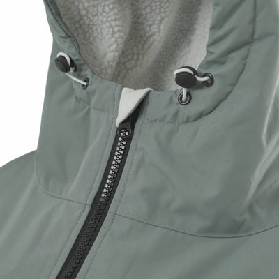 Fleece-Lined Hot Tub Changing Robe | Waterproof & Windproof | Unisex | Sage Green Robes Wave Spas