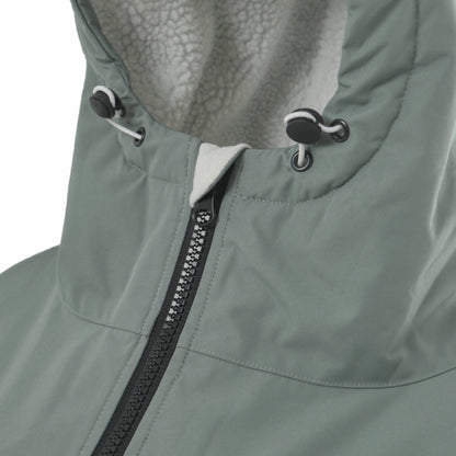 Fleece-Lined Hot Tub Changing Robe | Waterproof & Windproof | Unisex | Sage Green Robes Wave Spas