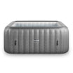 Pacific | 4/6-Person Inflatable Hot Tub | Integrated Heater | Grey Rattan