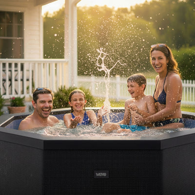 Como | 6-Person Eco Foam Hot Tub | Built-In Integrated Heater | ETL