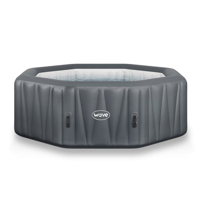 Aegean | 6-Person Inflatable Hot Tub | Integrated Heater | Dark Grey Inflatable Spas Wave Spas Standard 6 Person | 195x65cm | Pre Order W/C 25th August
