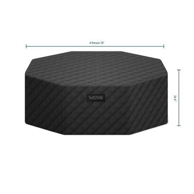 Aegean Octagonal Energy Save Thermal Hot Tub Cover | 6 Person Covers Wave Spas