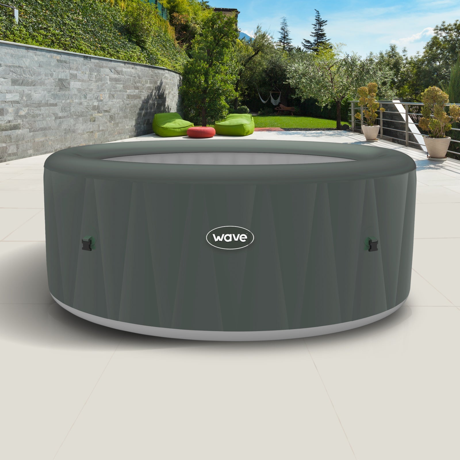 Atlantic | 4/6-Person Inflatable Hot Tub | Integrated Heater | Sage - Wave Spas UK