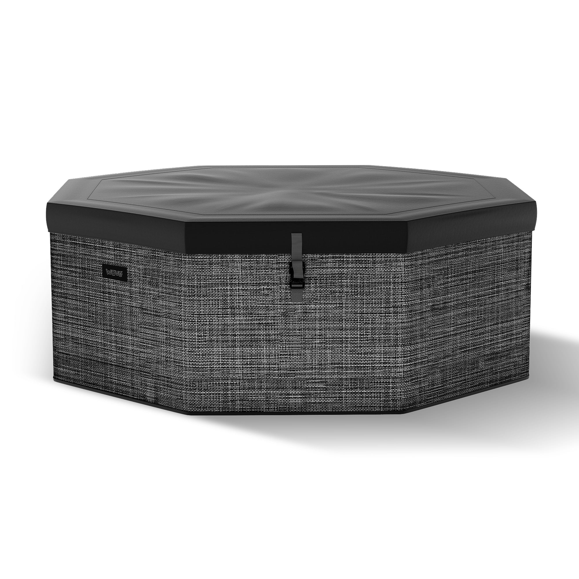 Como | 6-Person Eco Foam Hot Tub | Built-In Integrated Heater | Flint Grey Foam Eco Spas Wave Spas