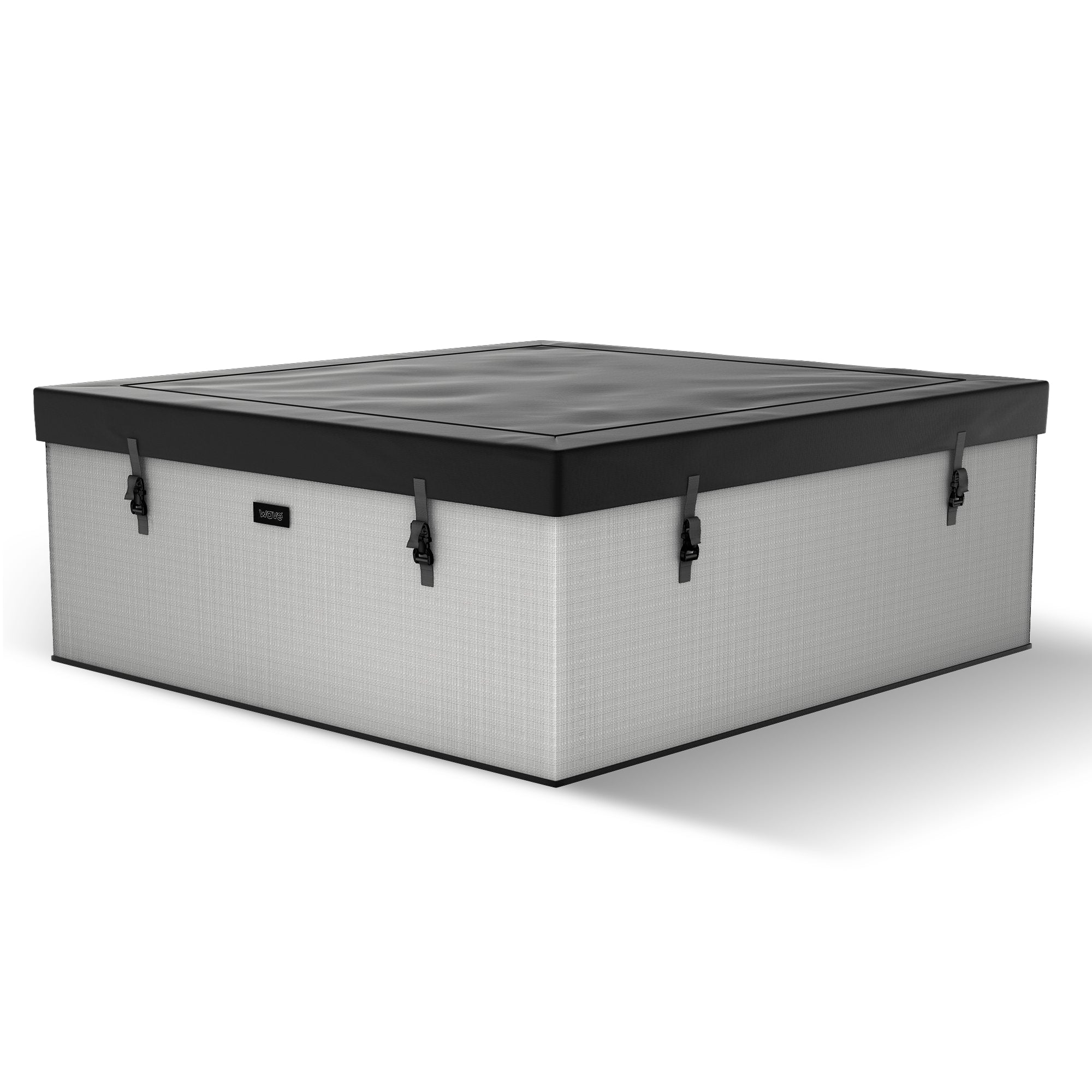 Garda | 4/6-Person Eco Foam Hot Tub | Built-In Integrated Heater | Graphite Grey Foam Eco Spas Wave Spas
