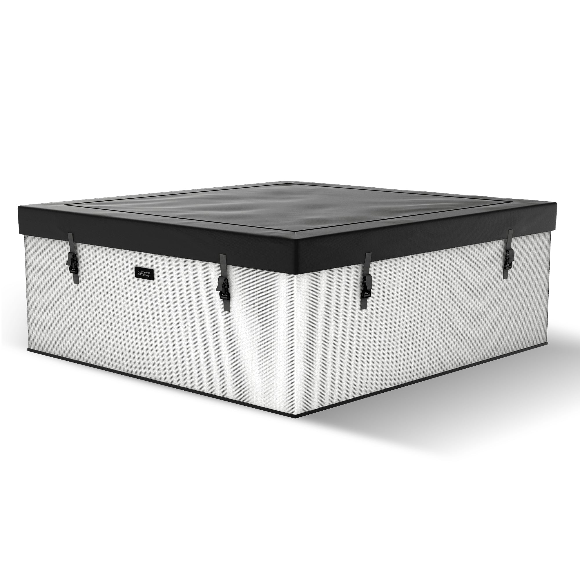 Garda | 4/6-Person Eco Foam Hot Tub | Built-In Integrated Heater | Pebble White Foam Eco Spas Wave Spas