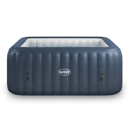 Pacific | 4/6-Person Inflatable Hot Tub | Integrated Heater | Navy Inflatable Spas Wave Spas Standard 4 Person | 155x65cm | Pre Order W/C 25th August