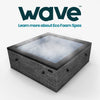 Como | 6-Person Eco Foam Hot Tub | Built-In Integrated Heater | Charcoal Black Foam Eco Spas Wave Spas