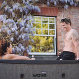 Wave Garda Rigid Eco Foam Hot Tub, Thermal Efficient, Insulated Spa, Pebble White