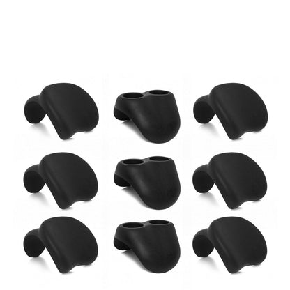 Relax and Refresh Bundle | 3 Drinks Holders, 6 Head Rests | Black Drinks Holder Wave Spas