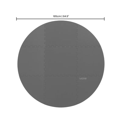 Insulating Foam Mat | Round | 9 Pieces Insluating Floor Mat Wave Spas