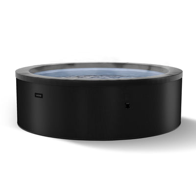 Tahoe | 4/6-Person Eco Foam Hot Tub | Built-In Integrated Heater Foam Eco Spas Wave Spas Charcoal Black Standard 4 Person | 156x70cm