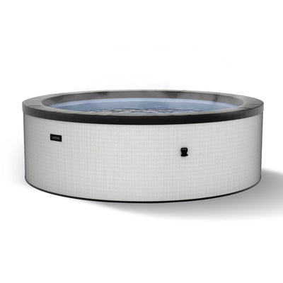 Tahoe | 4/6-Person Eco Foam Hot Tub | Built-In Integrated Heater Foam Eco Spas Wave Spas Graphite Grey Standard 4 Person | 156x70cm