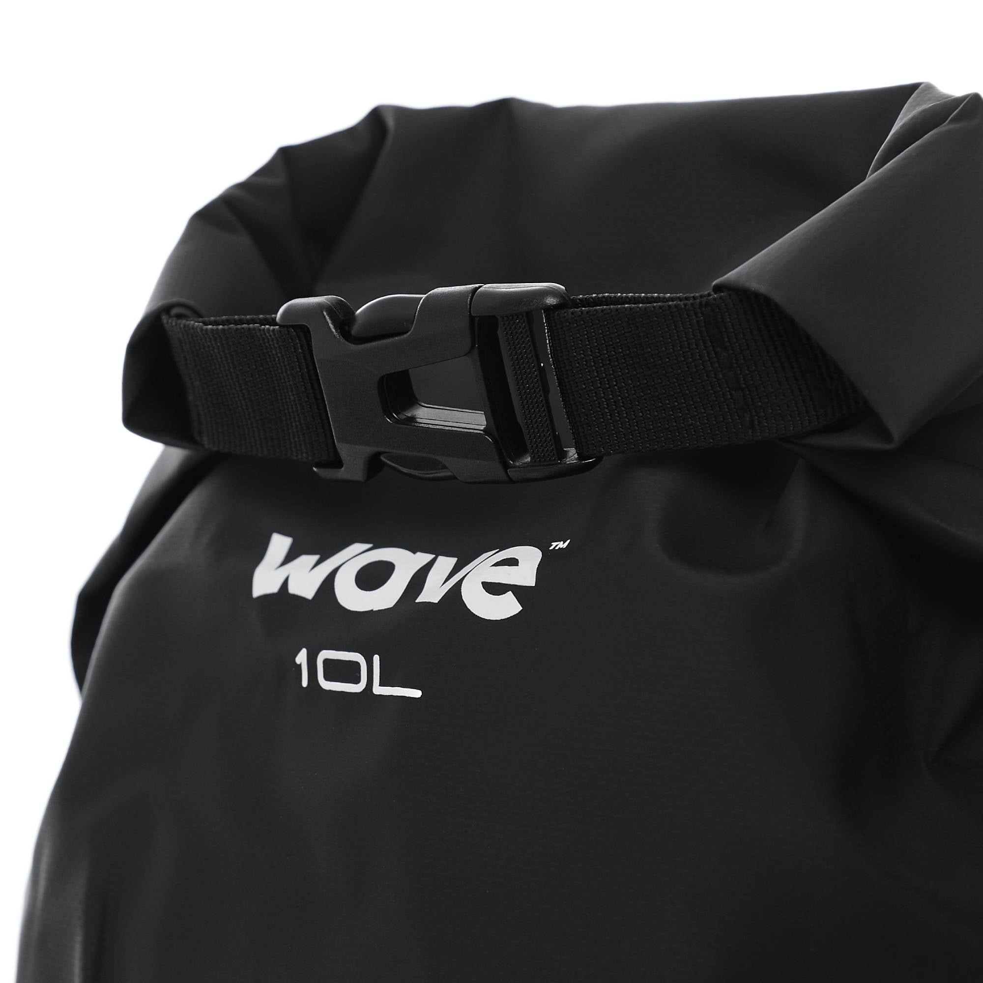 Waterproof PVC Dry Bag | Black | 10L Dry Bag Wave Spas UK   