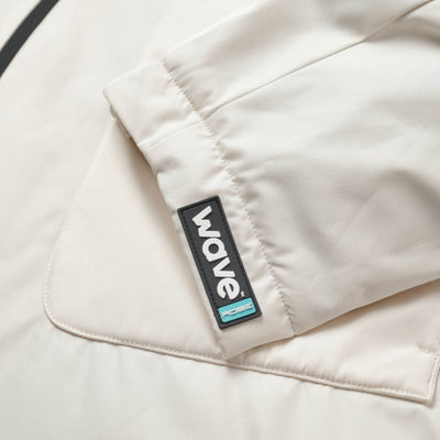 Wave 3 in 1 Hot Tub Changing Robe | Waterproof & Windproof | Unisex | Ecru Cream Robes Wave Spas
