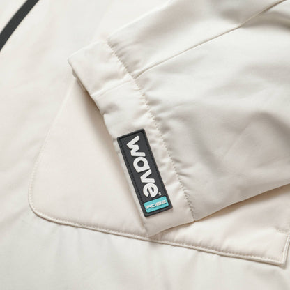Wave 3 in 1 Hot Tub Changing Robe | Waterproof & Windproof | Unisex | Ecru Cream Robes Wave Spas
