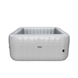 Pacific Grey Rattan Square Inflatable Hot Tub (2-4) | Wave Spas