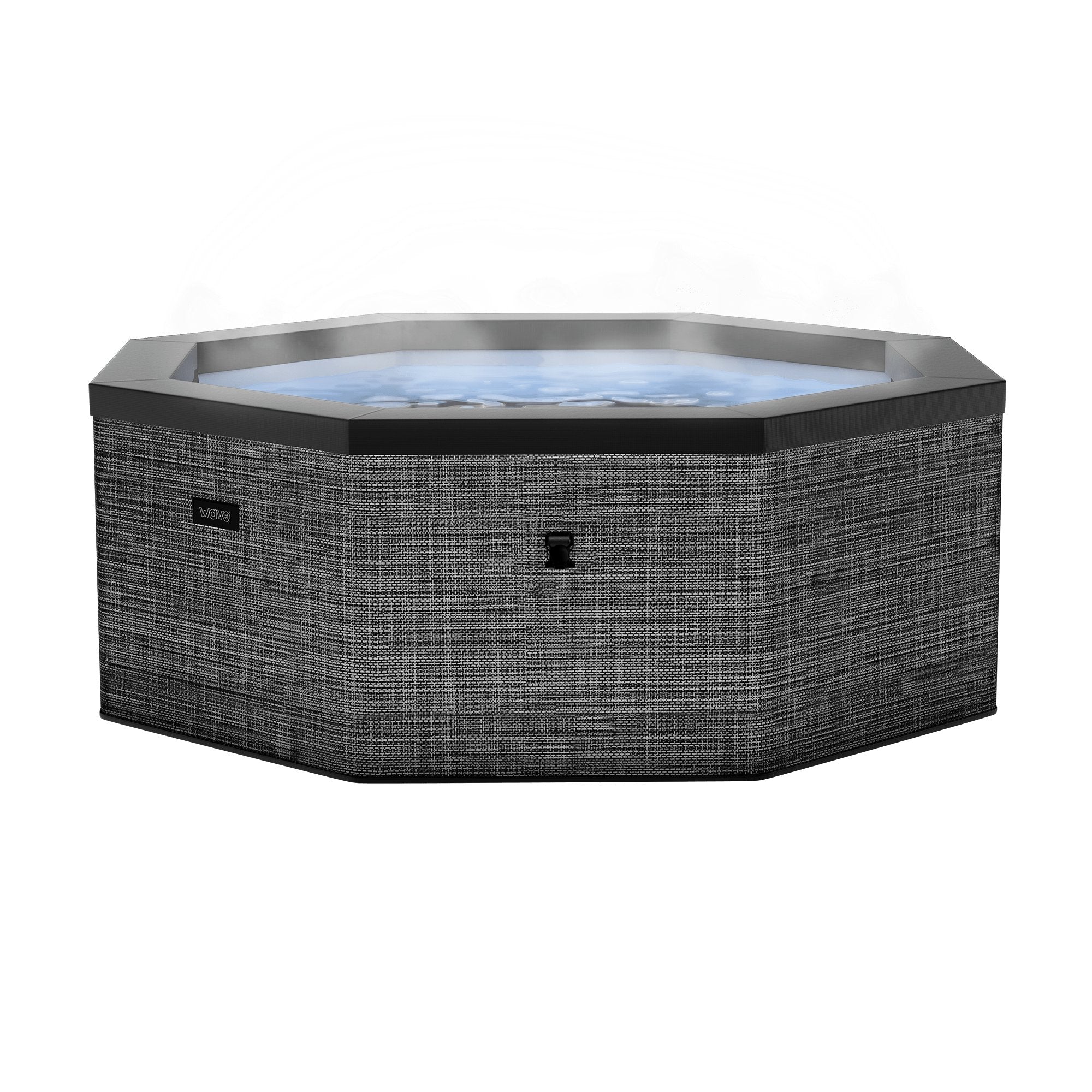 Como v2 | 6-Person Eco Foam Hot Tub | Integrated Heater | Flint Grey - Wave Spas Inflatable, foam Hot Tubs