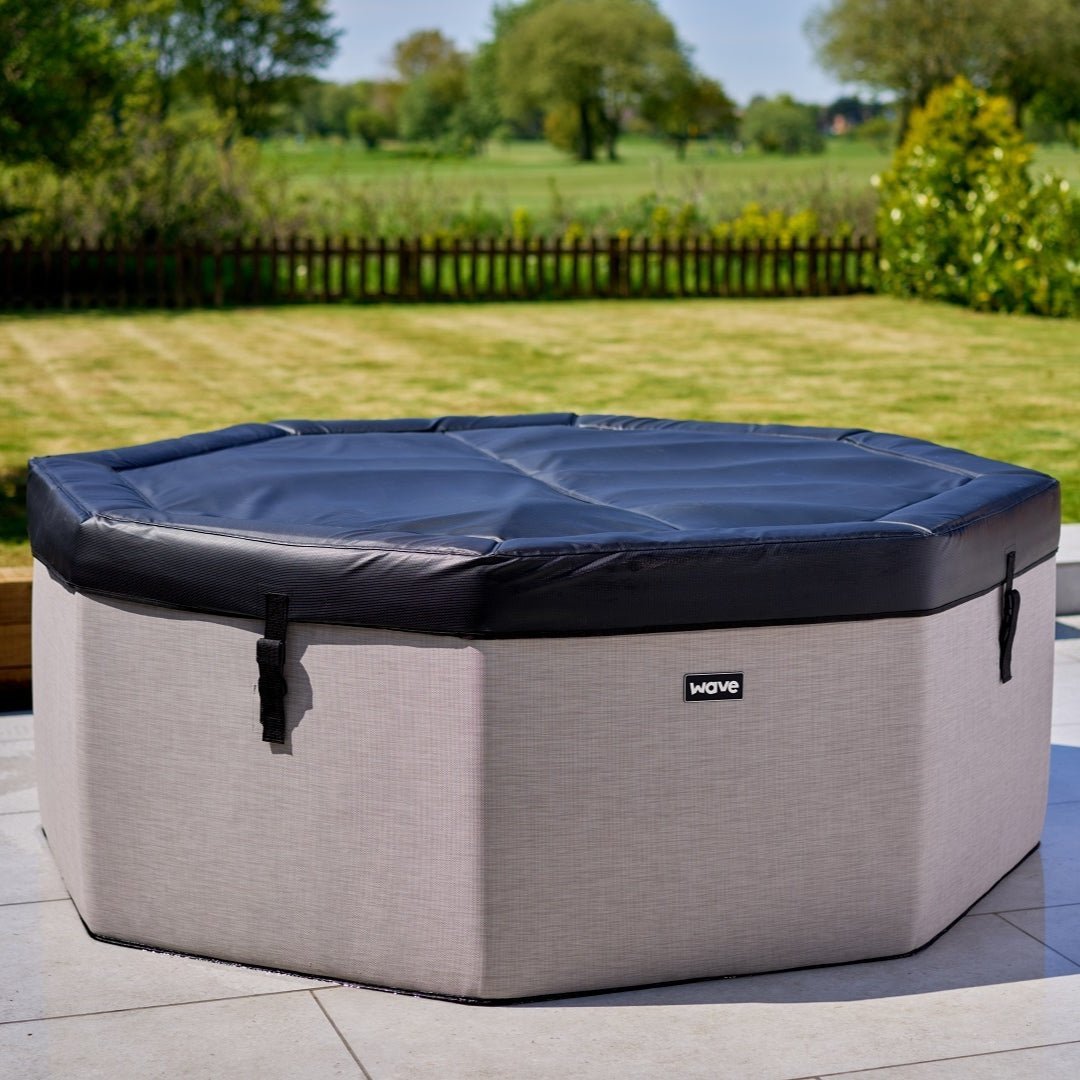 Como v2 | 6-Person Eco Foam Hot Tub | Integrated Heater | Graphite Grey - Wave Spas Inflatable, foam Hot Tubs