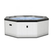 Como v2 | 6-Person Eco Foam Hot Tub | Integrated Heater | Pebble White - Wave Spas Inflatable, foam Hot Tubs