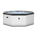 Como v2 | 6-Person Eco Foam Hot Tub | Integrated Heater | Pebble White - Wave Spas Inflatable, foam Hot Tubs