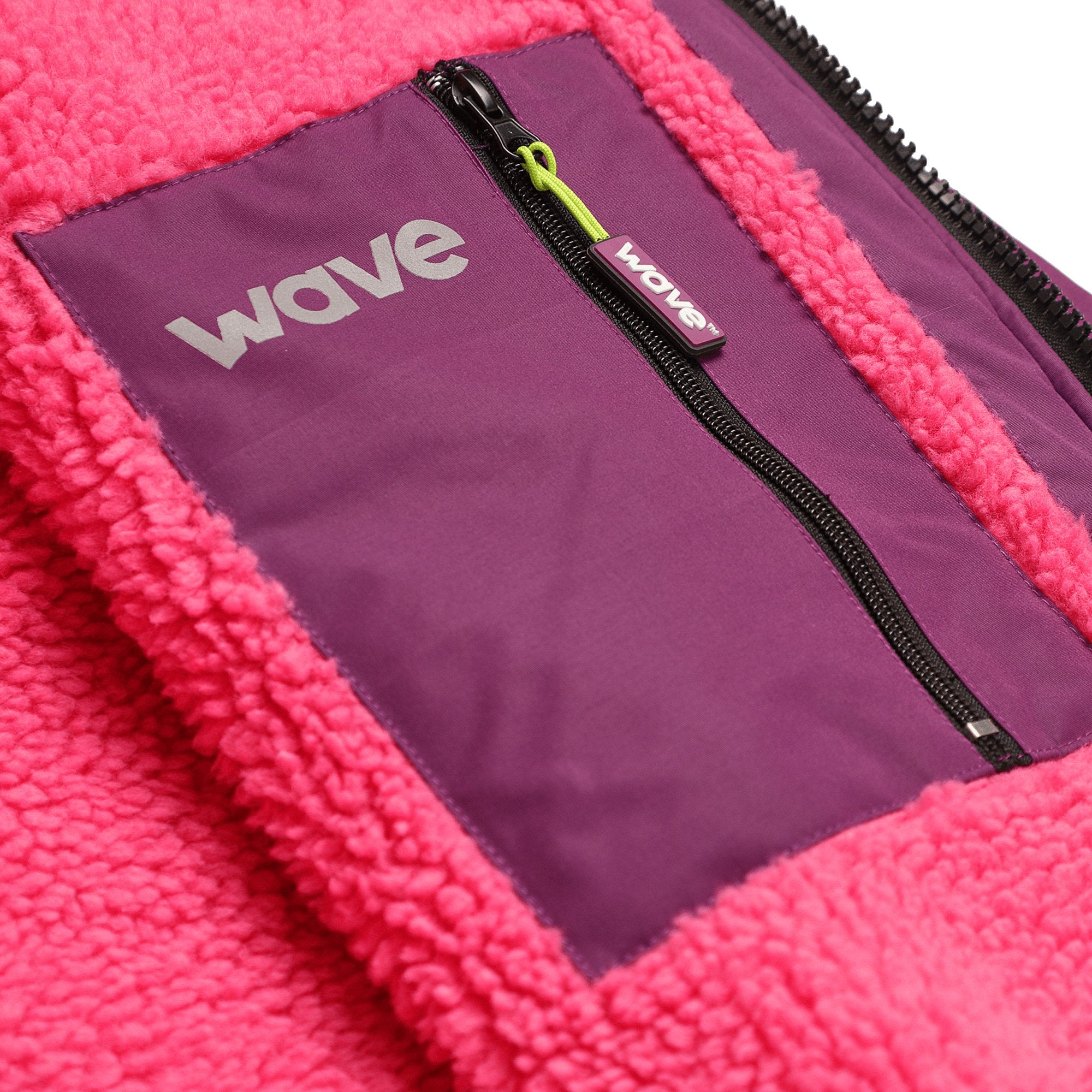 Fleece-Lined Changing Robe | Unisex | Purple - Wave Spas Inflatable, foam Hot Tubs