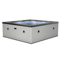 Garda | 4/6-Person Eco Foam Hot Tub | Built-In Integrated Heater | Graphite Grey Foam Eco Spas Wave Spas   