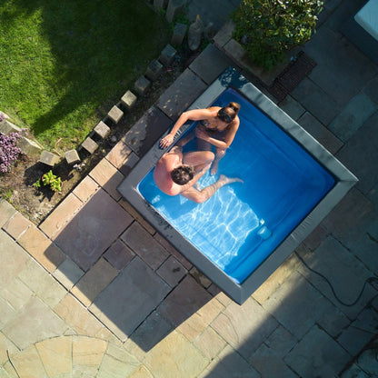 Garda | 4/6-Person Eco Foam Hot Tub | Built-In Integrated Heater | Pebble White Foam Eco Spas Wave Spas   