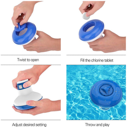 Multifunctional Tablet Dispenser Chemicals Wave Spas